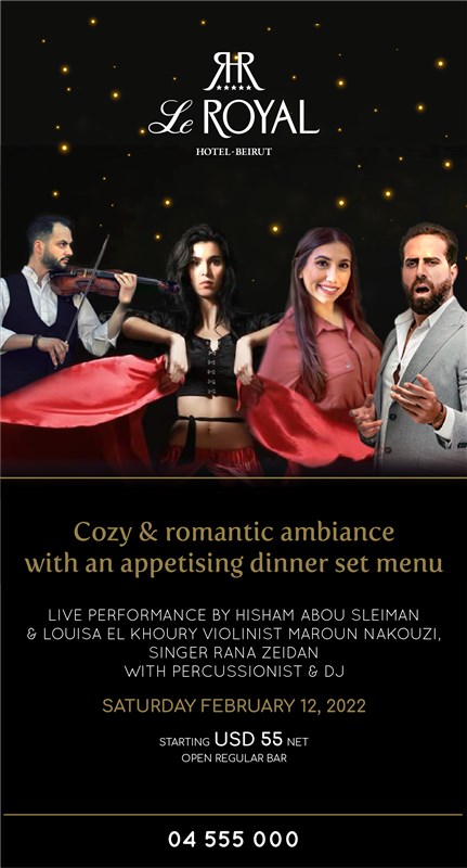 Celebrate Valentine at le Royal Beirut